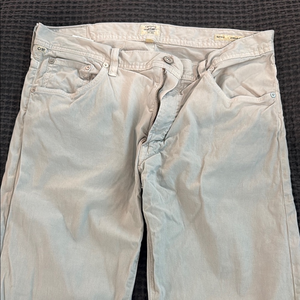 Citizens Of Humanity Men's Slim Jeans in Light Gray